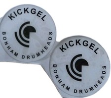 2 X  KICKGEL BASS DRUM GEL - MOONGEL FOR BASS DRUMS NEW by Bonham Drumheads 