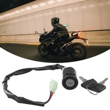 Ignition Key Switch Moped Electric Motorcycle 2-Wire On/Off ATV Dirt/Bike STOCK~