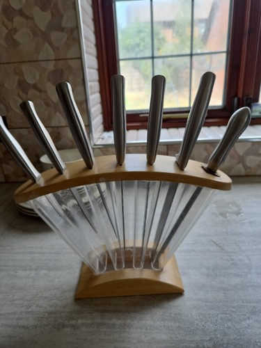 Knife stand with knifes - knife,