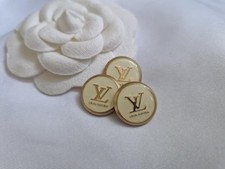 SET OF 3 WHITE/GOLD  LV  METAL