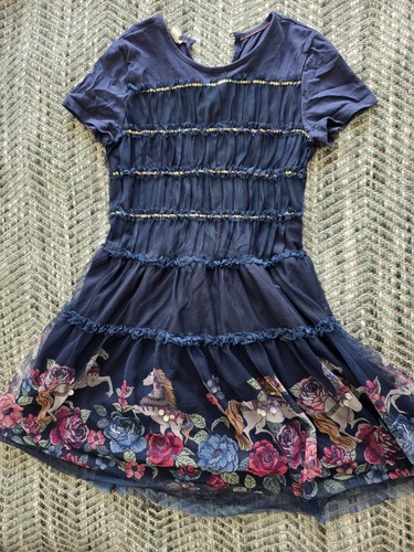 Monsoon blue shirt and mesh - monsoon, t-shirt