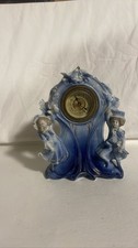 Porcelain Blue Gold Figural