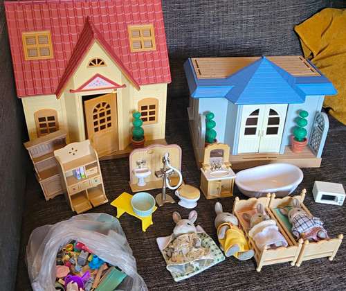 Sylvanian families house lot - sylvanian,