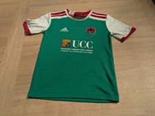 2022 Cork City Home Football Shirt Age 7-8 Years Green Boys Kids Adidas