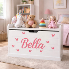 Personalised Wooden Toy Box