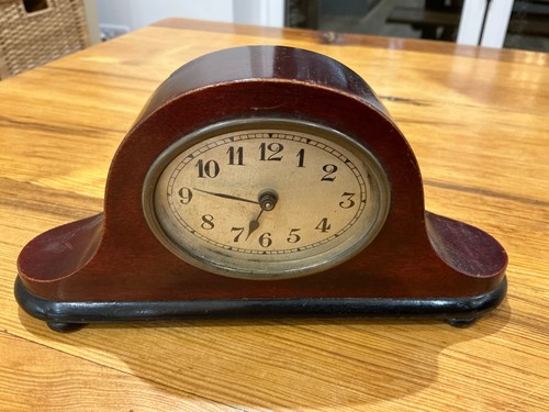 Vintage mantel alarm clock - mantel,
