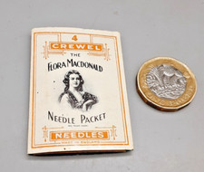 Vintage Flora Macdonald Needle Packet -Crewel 4 -  Abel Morrall's Cross Fox