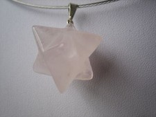 Pendant Rose Quartz Crystal