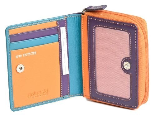 Golunski leather bifold purse