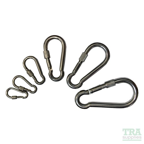 Stainless steel carbine hook - stainless,