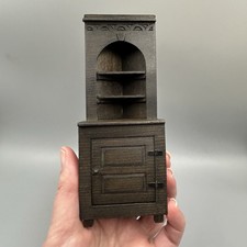 Dolls House miniature 1:12 artisan handmade tudor Style Corner cupboard W Barrow