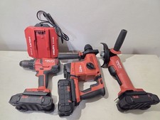 Hilti Nuron TE 6-22, AG 5D-22 and SF 6H-22, 3x batteries and charger