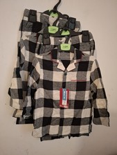 2x M & S Boys Checked Tartan