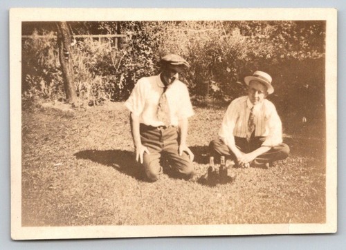 Antique rppc snapshot 1920s - snapshot,