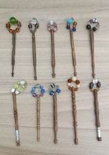10 Vintage Mixed Wooden Lace