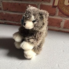 Build A Bear Miniature Soft Toy Wolf.