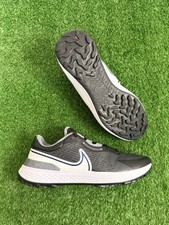 Nike React Infinity Pro 2 Mens Spikeless Golf Shoes / Size UK 9.5 / Black Grey