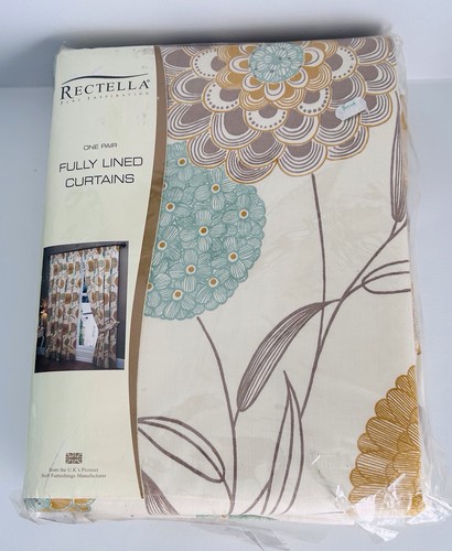 Rectella fully lined curtains - rectella,