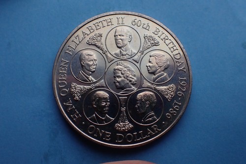 Cook islands 1986 one dollar - cook, islands,