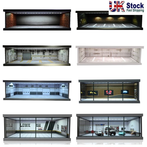 Diorama garage model led - diorama, 1/43