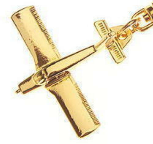 Piper cherokee key ring gold - piper,