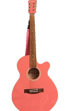 Stagg Pink Handmade Electro-Acoustic guitar - Barbie/Taylor Swift