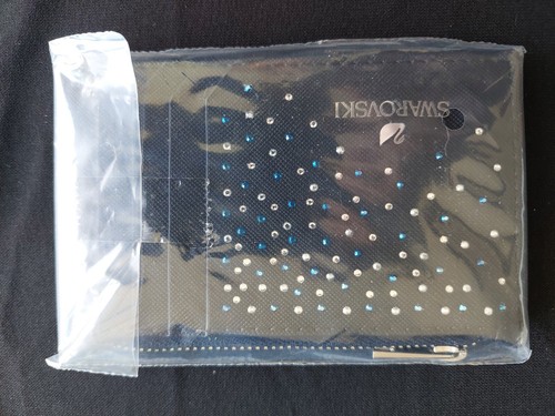 Swarovski navy card holder - card, and