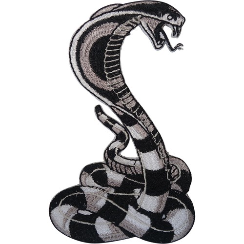 Snake iron patch sew - sew, on