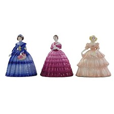 Coalport Figurines X 3