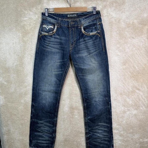 Black bootcut straight fit - bootcut,