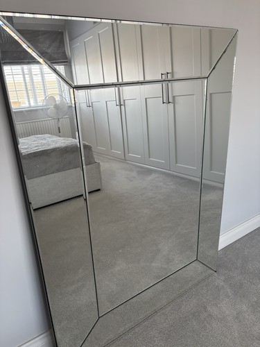 Next bevelled mirror 110cm - bevelled,