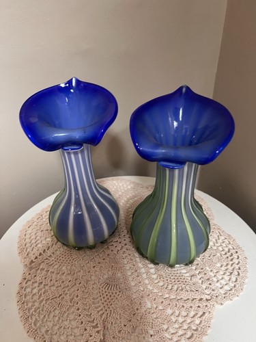 Pair vintage murano - style, jack