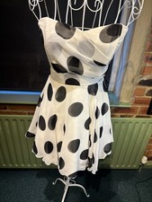 TFNC black polka dot mini