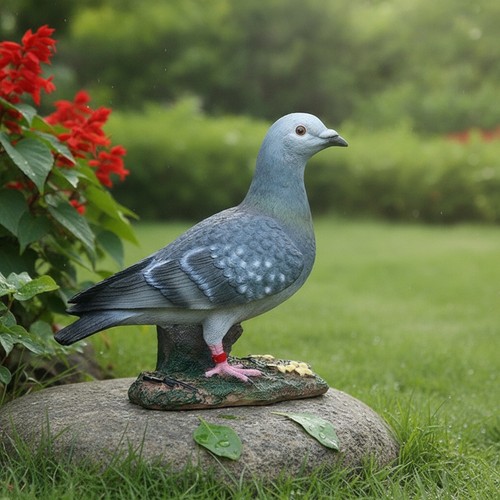 Pigeon figurine detailed - pigeon,