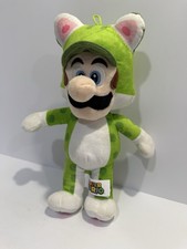 Super Mario Luigi Cat Plush