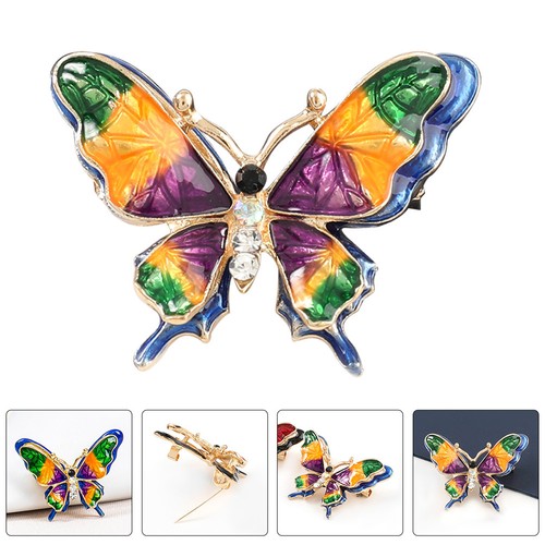 Alloy butterfly lapel pin - alloy,