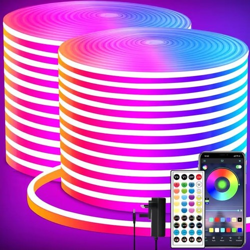 Led neon lights strip 40m - 40m, rgb