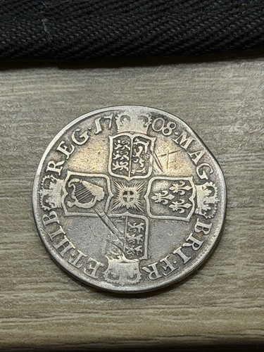 Anne halfcrown 1708 e - halfcrown,,