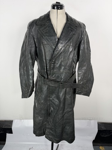 German leather trench coat - trench,