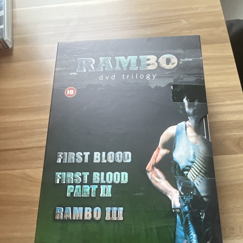Rambo trilogy dvd box set - rambo,