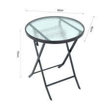 Round Tempered Glass Top