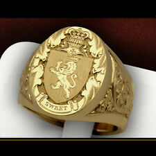 HOT Fashion Lion Badge 18k