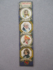 Silk BOOKMARK Charles Dickens Characters Little Nell Mr Pickwick D Copperfield