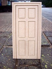 DOLLS HOUSE FALSE 6 PANEL DOOR