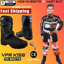 Kids Motorbike MX Boots & Wulf
