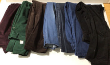 Job Lot Of 7 Plus Size Women's Trousers/Jeans Size 22-24-Good Condition (B7)