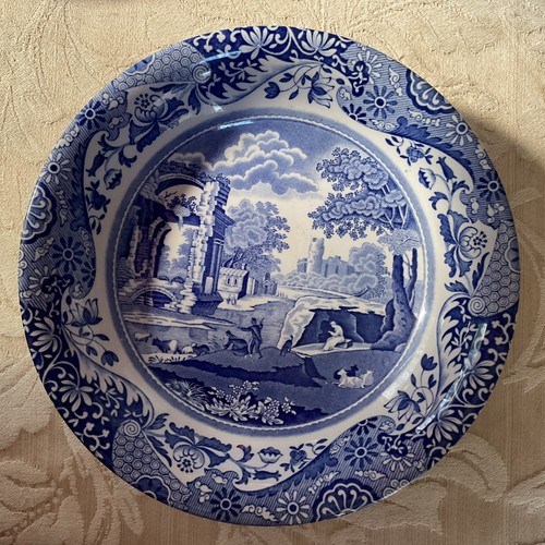 Spode italian blue cerial soup - blue, cerial/soup
