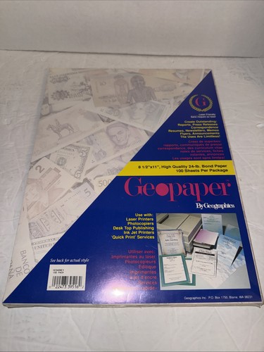 Geographics geopaper 1 2 - "geopaper", 8-1/2"
