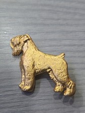 Giant Schnauzer Dog Brooch