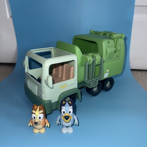 Bluey garbage truck recycling - truck,